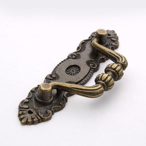 poignee Tiroir Ancienne Zinc Poigne De Tiroir En Bronze Bronze Poigne Meuble Vintage Dcoration Poigne De Porte Rtro Avec Vis Pour Porte De Meuble (1/5)