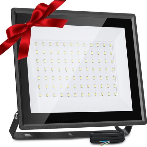 1 Projecteur LED 70W 6100lm Blanc Froid IP65 Aluminium Jardin Garage