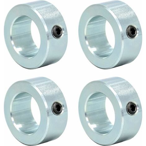 Lot de 4 bagues de réglage 20 mm - Pour diable, roue de diable.