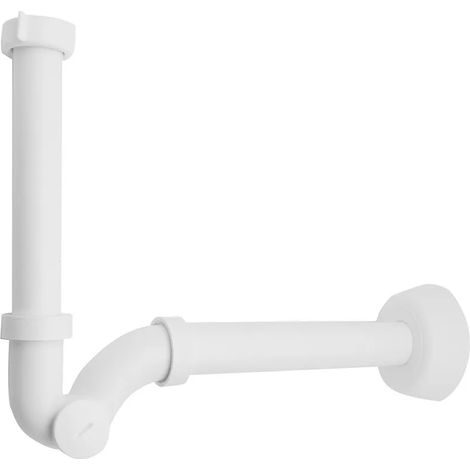 Sifone lavabo e bidet ad S attacco 11/4 ispezione laterale