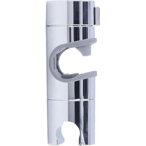Support de pommeau de Douche sur Rail, Support de pommeau de Douche à glissière résistant à l'usure, réglable à 360 degrés, Boucle Droite en ABS Confortable pour Tuyau de 18 à 25 mm H756 (1/5)