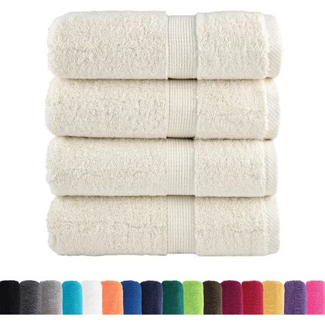 Serviettes d'invité de qualité supérieure SOLUND 4 pcs crème