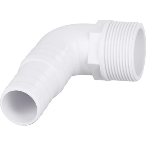 2er-Pack 1,5-Zoll-90-Grad-Winkel-Schwimmbadschlauchadapter, kompatibel mit SPX1105Z3 für oberirdische Poolpumpen-Sandfiltersysteme
