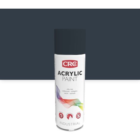 Peinture aérosol acrylique gris brillant 400ml – Finition durable pour métal et bois – Séchage rapide – Pour usage professionnel – CRC