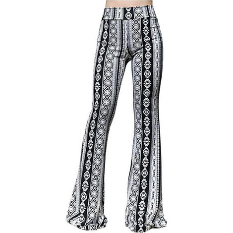 Pantalon Yoga Femme Pantalon Évasé Jambes Larges Taille Haute Sport Loisir Pantacourt Flare Legging Femme Grande Taille (1/5)