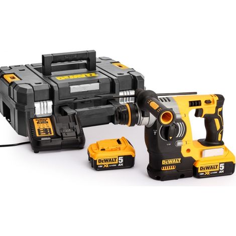 DeWALT DCH273P2T tassellatore SDS-PLUS 18V 400W BRUSHLESS XR + 2 batterie 5,0 Ah