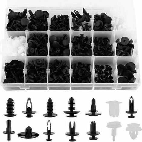 415pcs Voiture Auto Rivet Pare-chocs Porte Panneau Agrafe Retainer Attache Clips Garniture