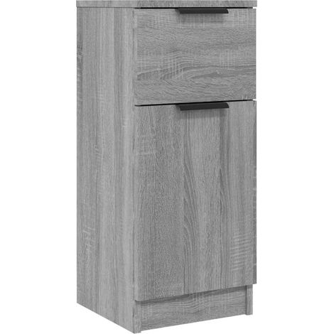 Maison Exclusive - Aparador de madera contrachapada gris Sonoma 3 (1/5)