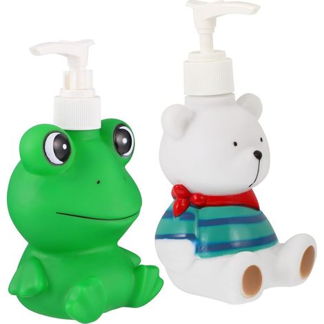 Cartoon Liquid Dispenser 300ml Press Design 2 Pieces Vinyl
