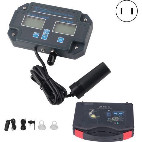 PHW3988 Multiparameter Water Quality Tester, Remote Control with App: pH, EC, TDS, Salt, S.G., Temperature Meter, Online Monitor (1/5)