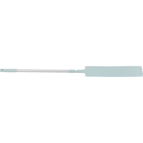 Brosse à poussière à manche long en aluminium de 140 cm (55 po), extensible, avec ouverture élastique, lavable, à bords plats et longs, en microfibre. (1/5)