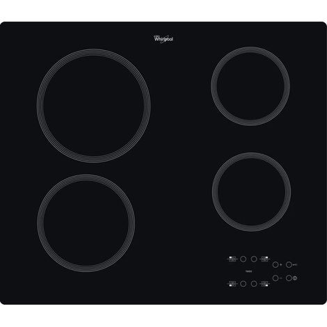 Whirlpool AKT 801 NE schwarze Glaskeramik-Kochplatte 58 cm (1/2)