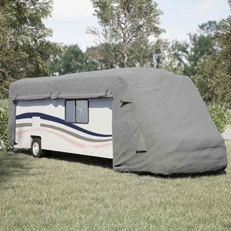 Schutzhülle für Wohnmobil Grau 970x235x275 cm Vliesstoff