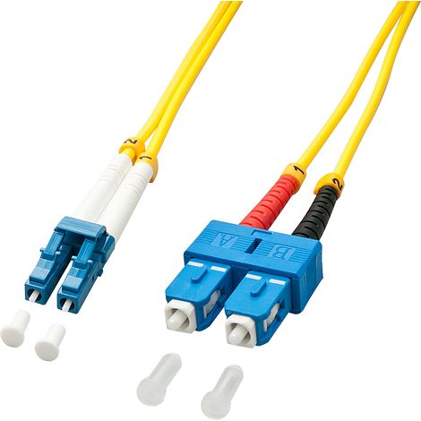 LINDY 47475 fibre optique FO Câble de raccordement 15.00 m Singlemode OS2 R947781