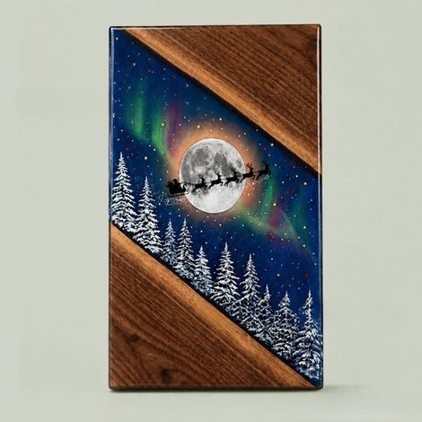 Nouvelle pancarte décorative de Noël - Pancarte de Noël - C -