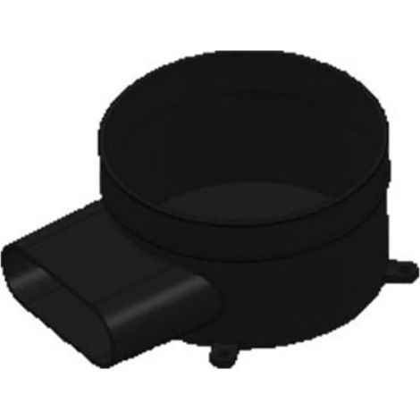 Pluggit Raccordo angolare DN150-PK150 incl. protezione intonaco, EVWS4