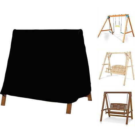 Schutzhülle für Terrassenschaukeln Typ A, wasserdicht und UV-beständig, Garten- und Hofmöbelabdeckung, 182 x 139 x 170 cm (1/5)