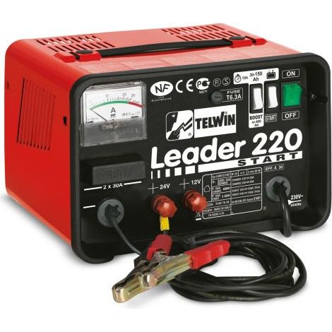 CARICABATTERIA LEADER 220 START TELWIN PZ 1,0