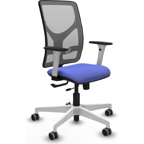 Chaise de bureau piqueras y crespo Motilla blanc mousse confortable (1/2)