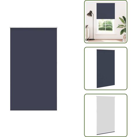 Verdunkelungsrollo Marineblau 135x230 cm Stoffbreite 131,6 cm - Verdunkelungsrollo - Verdunkelungsrollos - Rollo - Verdunklungsrollo