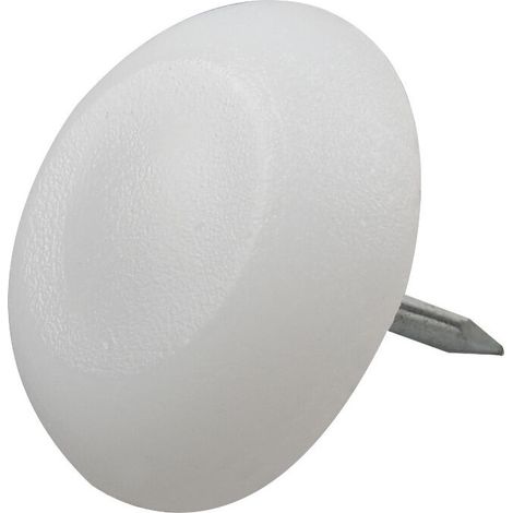 60 Stück Möbelgleiter zum Aufnageln, rund, 12 mm x 5 mm, Bodenschoner für Möbelbeine, Aufnagelpads für Tisch- und Stuhlbeine