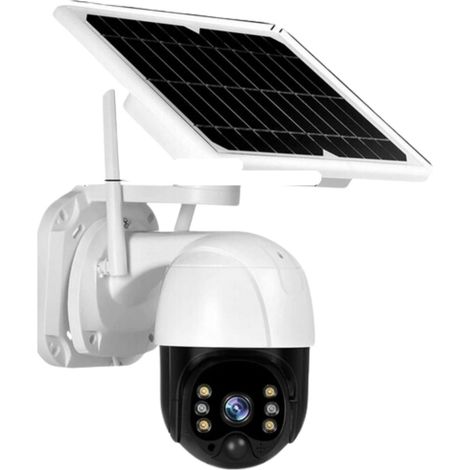 Telecamera Videosorveglianza 4G Camera 3.6mm Pannello Solare Sicurezza Allarme (1/5)
