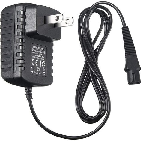 Chargeur Rasoir 12V 400mA Adaptateur Secteur Remplacement Compatible Braun Série 7 3 5 9 1 Câble Alimentation pour 720 760cc 7865cc 790cc 340s 390cc 3350cc-4 5877 5884 9095cc 9090cc (1/5)