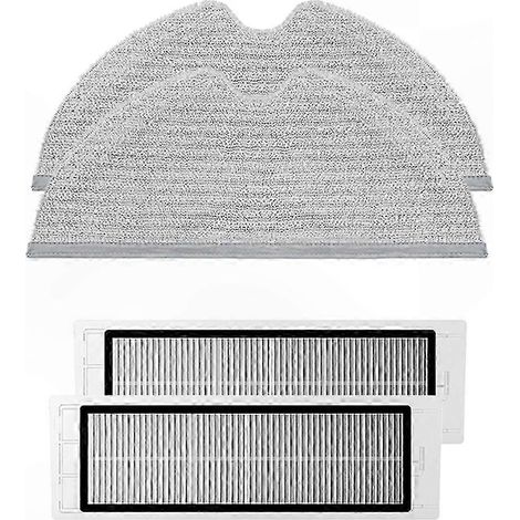 Ersatz-Mikrofasertuchfilter für RoboSense S5 S6, waschbares Wischmopp-Set für Saugroboter, kompatibles Wartungszubehör, 3-teilig, effiziente Bodenreinigung. (1/5)