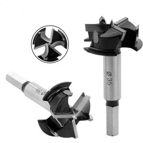 35mm Woodworking Hole Opener Drill Bit Woodworking Drill Hand Drill Reamer MUMU (1/3)