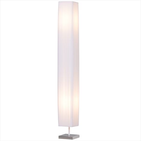 Lampe de table Lampadaire sur pied moderne blanc avec abat-jour (1/5)