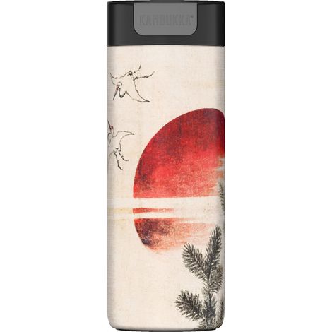 Taza térmica Kambukka Olympus con diseño de aves y puesta de sol, 500 ml. (1/5)