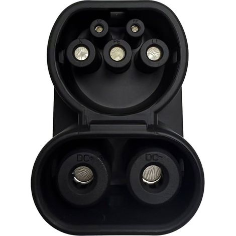 Convient pour connecter la station de charge CCS1 standard américaine à l'adaptateur de charge CCS2 standard européen, adaptateur de charge rapide portable universel (DC/AC) CCS1 vers CCS2. (1/3)