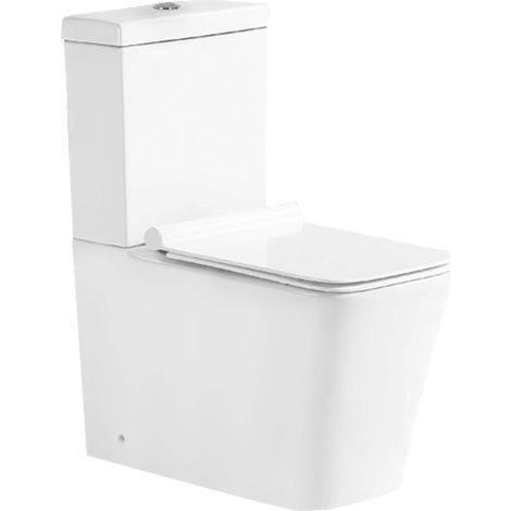 Mexen Cube toilettes compactes avec siège à fermeture lente, Blanc - 31014000 (1/2)