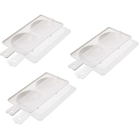 Sollbry 3 Ensembles Moule à Œufs Vapeur Pour Four Micro-ondes Cuiseur à Œufs Ustensiles De Cuisine Accessoire Pratique Pour Bouillir Les (1/5)