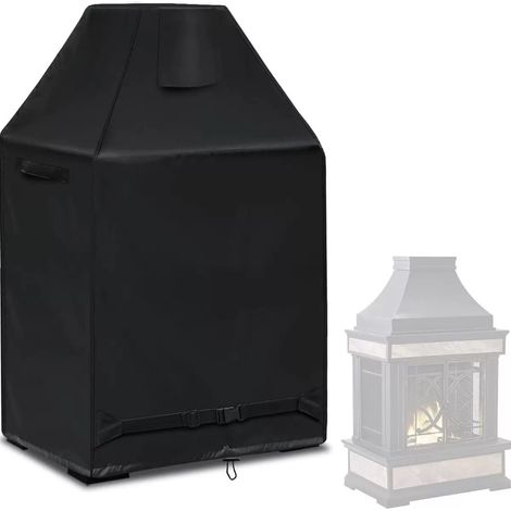 Fire pit table cover Waterproof fire pit cover Fire pit protective cover Waterproof Oxford cloth cover (1/3)