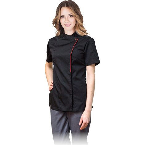 Schwarze Kochjacke für Damen XXL (1/2)