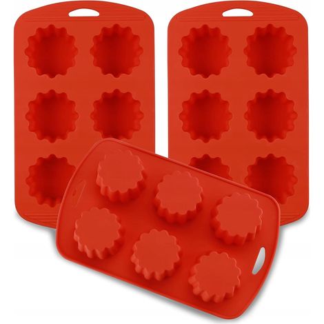 Silikon-Muffinform, 3er-Set, für 18 Cupcakes (1/5)