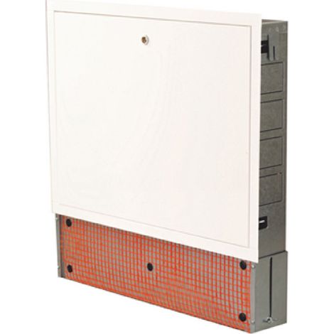 Cassetta metallica per collettori con piedini regolabili.(DianFlex) Misura: mm 600 x 630/810 x  80/130