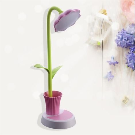 Lampe De Bureau Enfants - LED Rechargeable Par USB - Col De Cygne Réglable - Protection Des Yeux - 41 X 11 X 10 Cm - 1 Pièce (1/3)