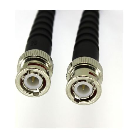 Câble coaxial RS PRO, RG58, BNC, / BNC, 15m, Noir ( Prix pour 1 )