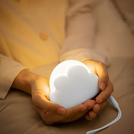 LED Cloud Night Light, Rechargeable Baby Night Light for Breastfeeding, Travel Light, Decorative Light for Children's Room, Gift for Girls and Boys (1/5)