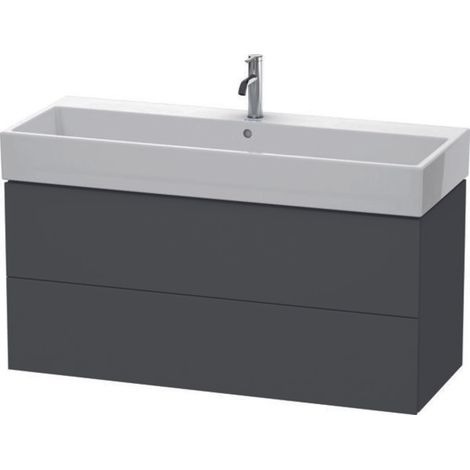 Duravit L-Cube Waschtischunterbau wandhängend, 2 Schubkästen, (1/5)