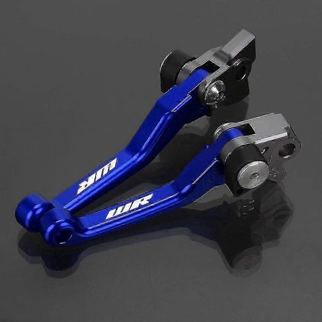 Leviers de frein et d'embrayage pivotants CNC compatibles avec les motos tout-terrain Yamaha WR200/WR250F/WR450F/WR250R/WR250X/WR250Z. (1/5)