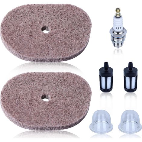 Lot de 2 Filtres à Air pour FS40 FS40C FS50 FS50C FS50L FS56 FS56R FS56C FS56RC FS70 FS70C Débroussailleuse, Remplacement 4144-124-2800, Filtre à air avce Moteur 4 Temps (1/5)
