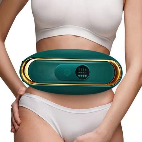 (Vert)Ceinture de Massage Abdominale Rechargeable - Réglage Intensité - Confortable - Vert (1/5)