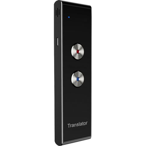 Traducteur Bluetooth intelligent T8+, appareil de traduction vocale synchrone, outil de traduction multilingue en temps réel -- T8 Noir (96 langues) (1/3)