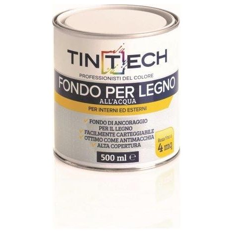 tintech fondo legno all'acqua 0,5 l