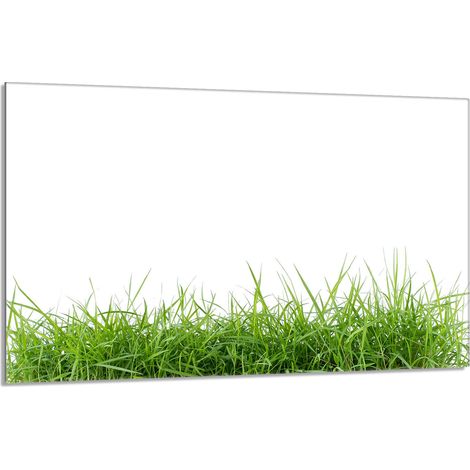 Glasschutzplatte für Herd 80x52 Weiß (1/5)