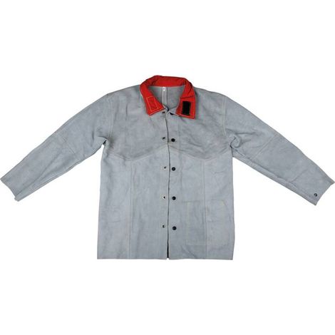 [NEUWERTIG] B-Ware KS Tools Schweißerjacke Jacke Arbeitskleidung Schweißerjacke grau Größe L (1/2)