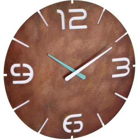 TFA Dostmann 60.3536.08 Radiocontrollato Orologio da parete 35 cm x 35 mm Ruggine